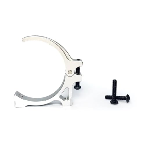 XAQRYQO RC Autoteile Für 4068 4082 4092 4074 4274 4268 Bürstenlosem Motorkühlgebläse Für 1/10 1/8 RC-Car 40x40mm Aluminium-Lüfterhalter(Silver) von XAQRYQO