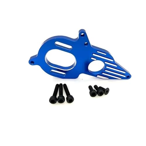 XAQRYQO RC Autoteile Für Arrma Für Granite Für Mega Für Typhon Für Big Für Rock Für Senton 1/10 rc Cars Upgrade Teile Metall Verstellbare Motorhalterung(Blue) von XAQRYQO