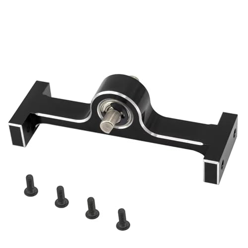 XAQRYQO RC Autoteile Für Axial Für Scx10 1/10 Rc Crawler Auto, Upgrade-Teile, Zubehör, Verteilergetriebe, 70 Mm Breite, 5 D-förmiger Schaft Aus Metall(Black) von XAQRYQO