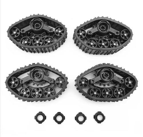 XAQRYQO RC Autoteile Für C14 C24 C24-1 B14 B24 1/16 RC Auto Upgrade Teile Zubehör 4 Stücke Schneespur Rad Reifen von XAQRYQO