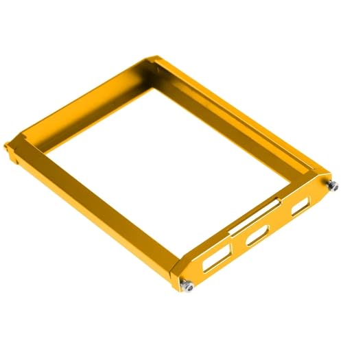XAQRYQO RC Autoteile Für Flysky Für Noble NB4 / Pro Fernbedienung Metallsender Schutzrahmen YA-0711BK(Yellow,Lower) von XAQRYQO