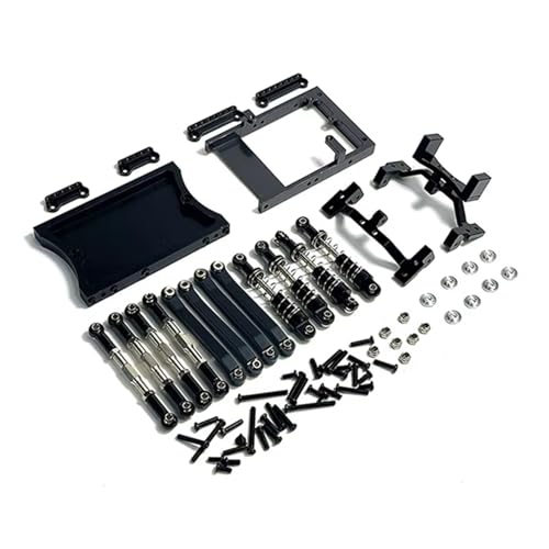XAQRYQO RC Autoteile Für MN D90 Für MN98 Für MN99S 1/12 RC Auto Zubehör Servo Mount Stoßdämpfer Strahl Set von XAQRYQO