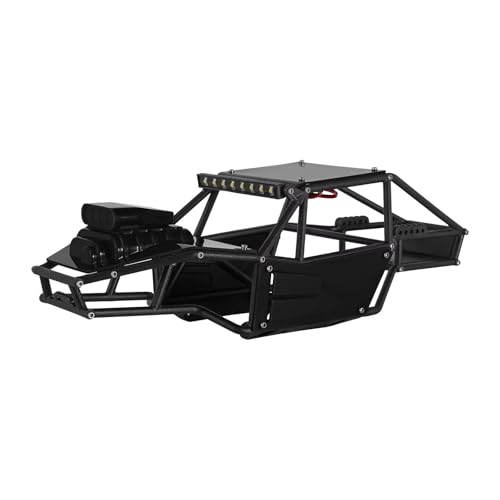 XAQRYQO RC Autoteile Für TRX4M 1/18 RC Crawler Upgrade Upgrades Ersatzkunststoff Für Buggy-Karosserie Für Chassis-Kit(Black) von XAQRYQO