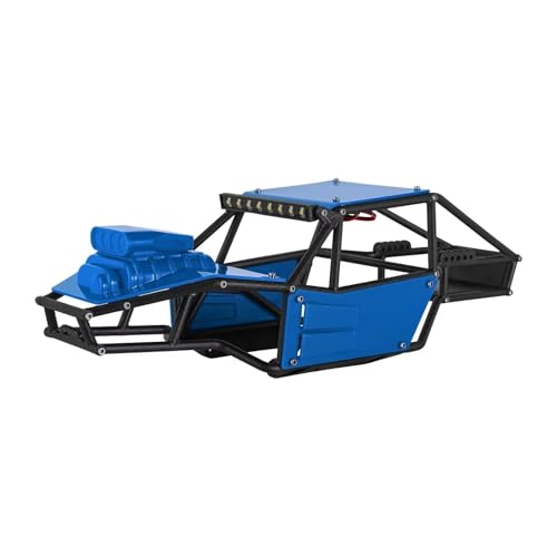 XAQRYQO RC Autoteile Für TRX4M 1/18 RC Crawler Upgrade Upgrades Ersatzkunststoff Für Buggy-Karosserie Für Chassis-Kit(Blue) von XAQRYQO