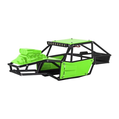 XAQRYQO RC Autoteile Für TRX4M 1/18 RC Crawler Upgrade Upgrades Ersatzkunststoff Für Buggy-Karosserie Für Chassis-Kit(Green) von XAQRYQO