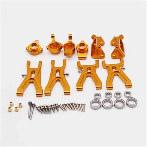 XAQRYQO RC Autoteile Für WLtoys A959 A979 A959B A979B RC-Autoersatzteile, Upgrade-Aufhängungsarm, Vorder-/Hinterradnabe C Für Sitzteilesatz(Yellow) von XAQRYQO