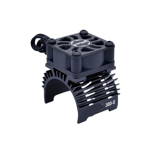 XAQRYQO RC Autoteile RC-Motorlüfter Kühlkörper Für 380 390 540 550 Bürstenlosen Motor 28/29/36 Mm RC-Auto-Upgrades Ersatzzubehör(Black,28 29mm) von XAQRYQO
