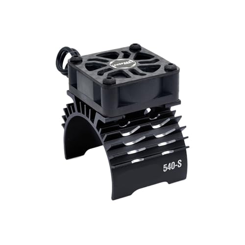 XAQRYQO RC Autoteile RC-Motorlüfter Kühlkörper Für 380 390 540 550 Bürstenlosen Motor 28/29/36 Mm RC-Auto-Upgrades Ersatzzubehör(Black,36mm) von XAQRYQO