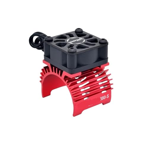 XAQRYQO RC Autoteile RC-Motorlüfter Kühlkörper Für 380 390 540 550 Bürstenlosen Motor 28/29/36 Mm RC-Auto-Upgrades Ersatzzubehör(Red,28 29mm) von XAQRYQO