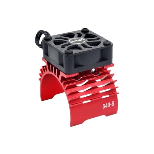 XAQRYQO RC Autoteile RC-Motorlüfter Kühlkörper Für 380 390 540 550 Bürstenlosen Motor 28/29/36 Mm RC-Auto-Upgrades Ersatzzubehör(Red,36mm) von XAQRYQO