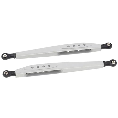 XAQRYQO RC-Links-Gestänge Für AXIAL Für RBX10 Für Ryft 1/10 RC Crawler Upgrade Teile 2Pcs Metall Hinteren Längslenker Gestänge Link Stange Zugstange(White) von XAQRYQO