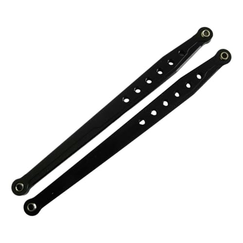 XAQRYQO RC-Links-Gestänge Für AXIAL Für SCX10 1/10 RC Crawler Teile 2PCS Aluminiumlegierung Front Lower Suspension Shift Link Rod Linkage Links(Black) von XAQRYQO