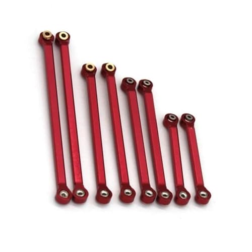 XAQRYQO RC-Links-Gestänge Für Arizona Für Bronx Für Rochobby Für FIRE Für Horse 1/18 RC-Auto-Upgrade-Teile Metallchassis Spurstangen-Verbindungsstangen-Set von XAQRYQO