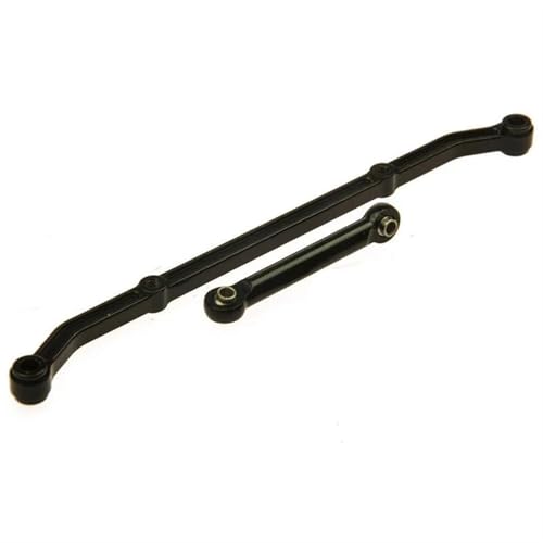 XAQRYQO RC-Links-Gestänge Für Axial Für SCX10 1/10 RC Rock Crawler Auto, Upgrade-Zubehör, Aluminium-Lenkgestänge, Verbindungsarm, RC-Links-Gestänge(Black) von XAQRYQO