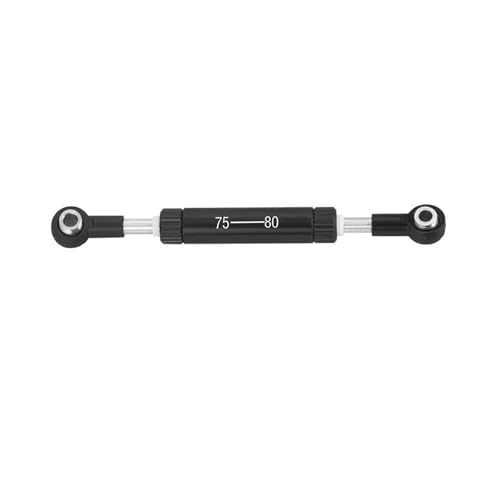 XAQRYQO RC-Links-Gestänge Für Axial Für SCX10 90027 90046 D90 TRX4 TRX6 Für Wraith 1/10 RC Crawler Auto 1 Stück Metall Lenkgestänge Gestänge Servostange(75-80mm) von XAQRYQO