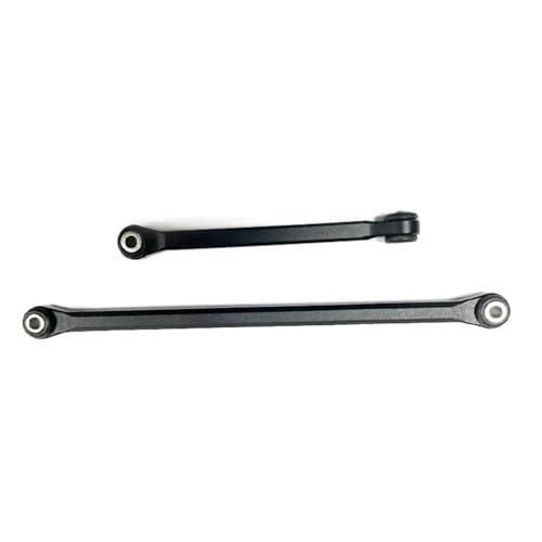 XAQRYQO RC-Links-Gestänge Für Axial Für UTB18 1/18 RC Autoteil 2 Stück Langlebige Lenkverbindungsstange Aus Aluminiumlegierung Lenkgestänge Spurstange(Black) von XAQRYQO