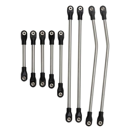 XAQRYQO RC-Links-Gestänge Für Axial SCX10 Für Capra Für LCG-Schienen Ch Für Ist Kit Trägerrahmen Stahlgestänge Verbindungsstange Zugstange Für 1/10 RC Crawler XAQRYQO RC-Links-Gestänge Für Axial SCX10 Für Capra Für LCG-Schienen Ch Für Ist Kit Trägerrahmen Stahlgestänge Verbindungsstange Zugstange Für 1/10 RC Crawler von XAQRYQO