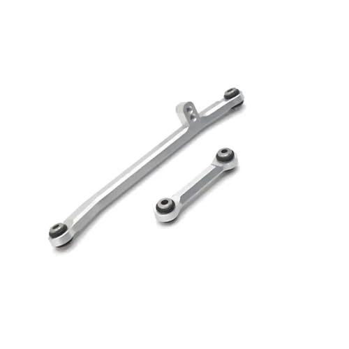 XAQRYQO RC-Links-Gestänge Für Axial SCX24 1/24 RC-Autoteil RC-Autozubehör Ersatzteile 2-teilige Lenkstange Aus Aluminiumlegierung(Silver) von XAQRYQO