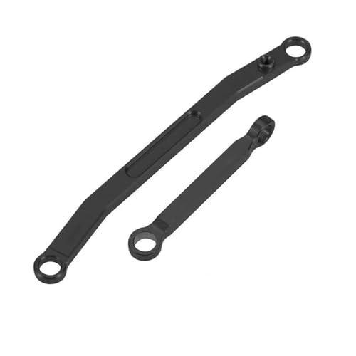 XAQRYQO RC-Links-Gestänge Für Axial SCX24 90081 1/24 RC Crawler Auto Metall Lenkstange Spurstangen Linkage Zugstange Upgrade Teile Zubehör(Black) von XAQRYQO
