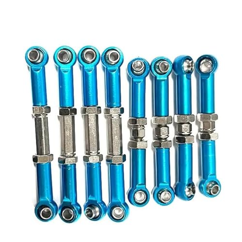 XAQRYQO RC-Links-Gestänge Für FMS 1/24 Rc Lenkverbindungsstangensatz Aluminiumlegierung Radstand(Blue) von XAQRYQO