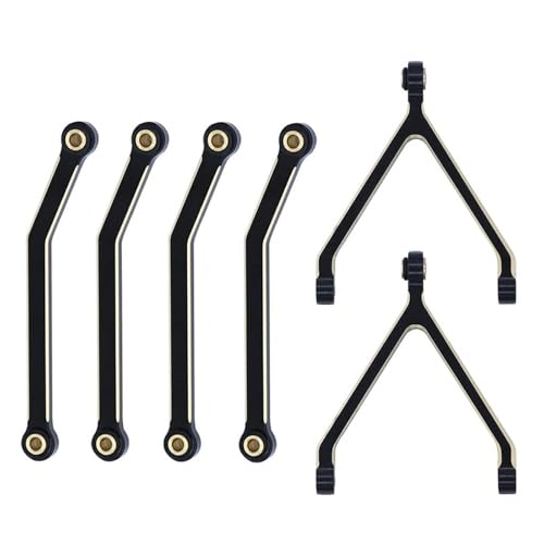 XAQRYQO RC-Links-Gestänge Für FMS FCX18 1/24 RC-Lenkstangensatz, Lenkstangensatz Mit Metallradstand von XAQRYQO