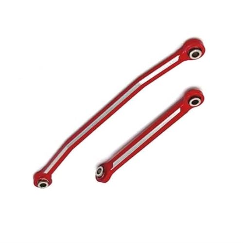 XAQRYQO RC-Links-Gestänge Für FMS FCX24 1/24 RC Crawler Auto Upgrades Teile Zubehör Metall Lenkstangen Lenkgestänge Spurstangen(Red) von XAQRYQO