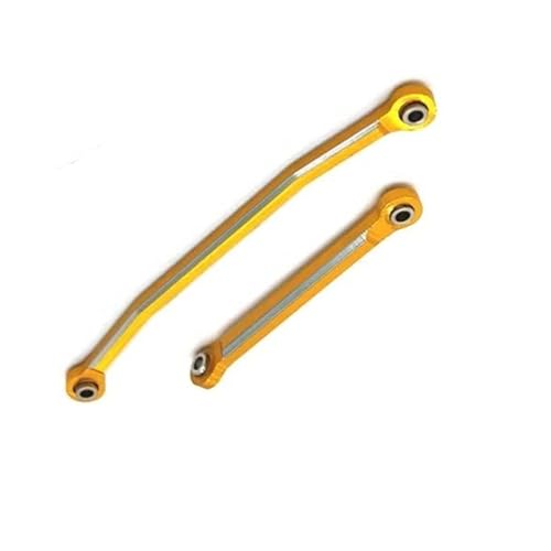 XAQRYQO RC-Links-Gestänge Für FMS FCX24 1/24 RC Crawler Auto Upgrades Teile Zubehör Metall Lenkstangen Lenkgestänge Spurstangen(Yellow) von XAQRYQO