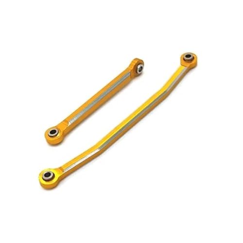 XAQRYQO RC-Links-Gestänge Für FMS FCX24 Metall-Lenkstangen, Lenkgestänge, Verbindungsglied, 1/24 RC Crawler Auto, Upgrades, Teile, Zubehör(Yellow) von XAQRYQO