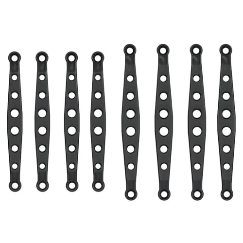 XAQRYQO RC-Links-Gestänge Für HB Für Spielzeug ZP1001 ZP1002 ZP1003 ZP1004 1/10 RC Auto-Ersatzteile 8-teiliges Chassis Verbindungsgestänge Zugstangen Spurstange von XAQRYQO