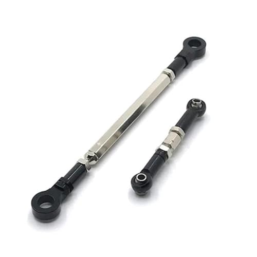 XAQRYQO RC-Links-Gestänge Für HB ZP1001 ZP1002 ZP1003 ZP1004 ZP1008 Metalllenkgestänge Servolenkstange Lenkgestänge 1/10 rc Cars Upgrade-Teile(Black) von XAQRYQO