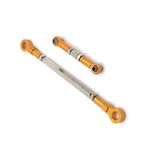 XAQRYQO RC-Links-Gestänge Für HB ZP1001 ZP1002 ZP1003 ZP1004 ZP1008 Metalllenkgestänge Servolenkstange Lenkgestänge 1/10 rc Cars Upgrade-Teile(Yellow) von XAQRYQO