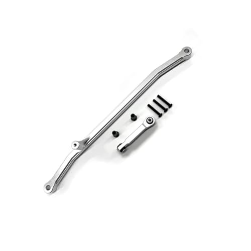 XAQRYQO RC-Links-Gestänge Für LOSI Für LMT 1/8 Für Monster Trucks RC-Upgrade-Teil Lenkstange RC-Autoteil Lenkgestänge Spurstange RC-Auto-Verbindungsstange(Silver) von XAQRYQO