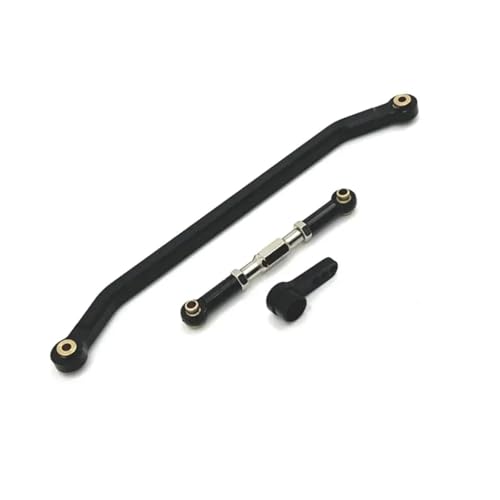 XAQRYQO RC-Links-Gestänge Für MN Für MN128 1/12 Off-Road RC Upgrade Teil Lenkstange Auto Langlebig Lenkgestänge Spurstange(Black) von XAQRYQO
