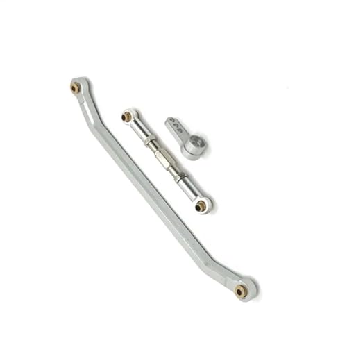 XAQRYQO RC-Links-Gestänge Für MN Für MN128 1/12 Off-Road RC-Upgrade-Teil Lenkstange RC-Autoteil Langlebige(Silver) von XAQRYQO