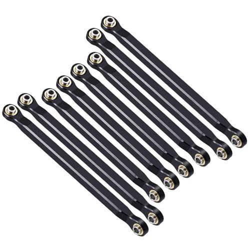 XAQRYQO RC-Links-Gestänge Für Mini E-REV0 VXL 4WD 1/16 RC-LKW-Teile, Chassis-Gestänge Aus Aluminiumlegierung, Verbindungsstange, Komplettset von XAQRYQO