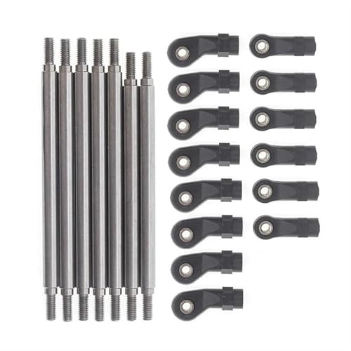 XAQRYQO RC-Links-Gestänge Für Redcat Für GEN8 1/10 RC Crawler Car Upgrade-Zubehörteile 6MM Stahl M4 Link Rod Linkage Kit Links XAQRYQO RC-Links-Gestänge Für Redcat Für GEN8 1/10 RC Crawler Car Upgrade-Zubehörteile 6MM Stahl M4 Link Rod Linkage Kit Links von XAQRYQO