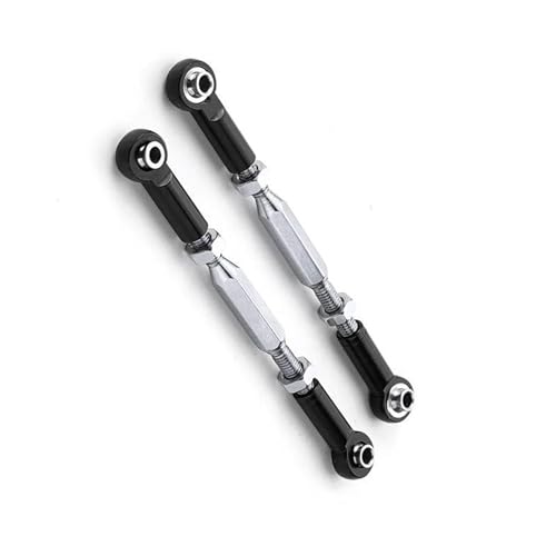 XAQRYQO RC-Links-Gestänge Für Slash 4x4 1/10 Off-Road RC-Upgrade-Teil Lenkstange RC-Autoteil Langlebige Lenkgestänge Spurstange(Black) von XAQRYQO