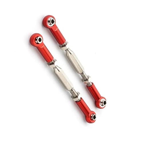 XAQRYQO RC-Links-Gestänge Für Slash 4x4 1/10 Off-Road RC-Upgrade-Teil Lenkstange RC-Autoteil Langlebige Lenkgestänge Spurstange(Red) von XAQRYQO