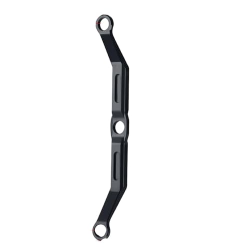 XAQRYQO RC-Links-Gestänge Für TRX4M Für Bronco Für Defender 1/18 RC Crawler Auto Upgrade Teile Zubehör Metallgestänge Lenkverbindung(Black) von XAQRYQO