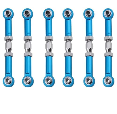 XAQRYQO RC-Links-Gestänge Für Volcano Für EPX 1/10 RC-Autoteil, Lenkstangensatz Aus Aluminiumlegierung, RC-Auto-Verbindungsstange von XAQRYQO
