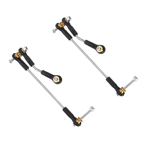 XAQRYQO RC-Links-Gestänge Für WPL C14 C24 C34 B1 B14 B24 B16 B36 2 Set Lenkgestänge Servo Link Rod 1/16 RC Auto Ersatzteile von XAQRYQO