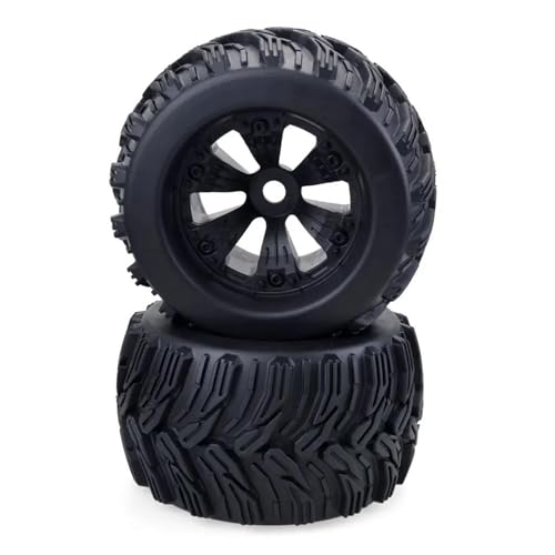 XAQRYQO RC Reifen Für HPI Für Redcat Für Rovan Für Savage 2 Stück RC-Radreifen 170 Mm RC-Räder Reifen 17 Nabensechskant Für 1/8 RC-Car Off-Road(B) von XAQRYQO