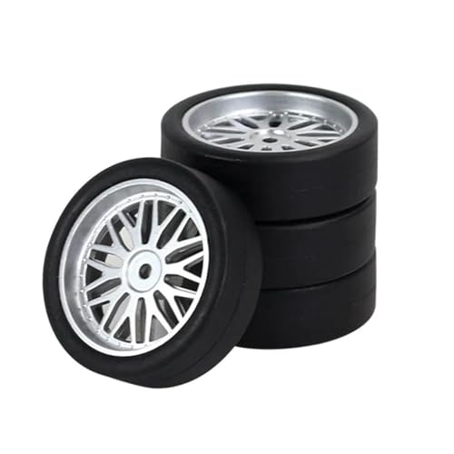 XAQRYQO RC Reifen Für LDRC Für AE86 1/18 RC Auto Upgrade Teile Zubehör 4 Stück 32 Mm Drift Reifen Rad Harte von XAQRYQO