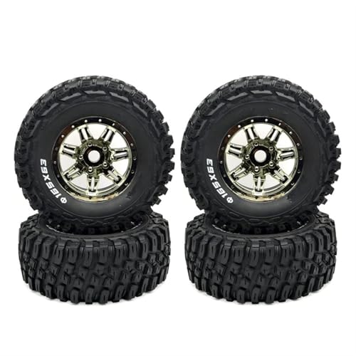 XAQRYQO RC Reifen Für ZD Für Racing DBX-07 DBX07 1/7 RC-Auto-Upgrade-Teile Ersatzzubehör 4-teilige RC-Auto-Radreifen RC-Autoreifen(Yellow) von XAQRYQO