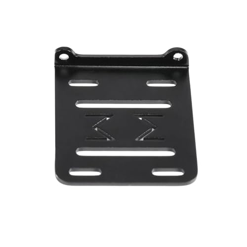 XAQRYQO RC Teile Für 1/10 RC Rigs Crawler Für LCG Für Chassis Upgrade Teile Ersatz 2 Low Transmission Zubehör Fach Elektronische ESC Batterie Halter(Black) von XAQRYQO