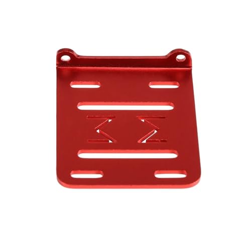 XAQRYQO RC Teile Für 1/10 RC Rigs Crawler Für LCG Für Chassis Upgrade Teile Ersatz 2 Low Transmission Zubehör Fach Elektronische ESC Batterie Halter(Red) von XAQRYQO