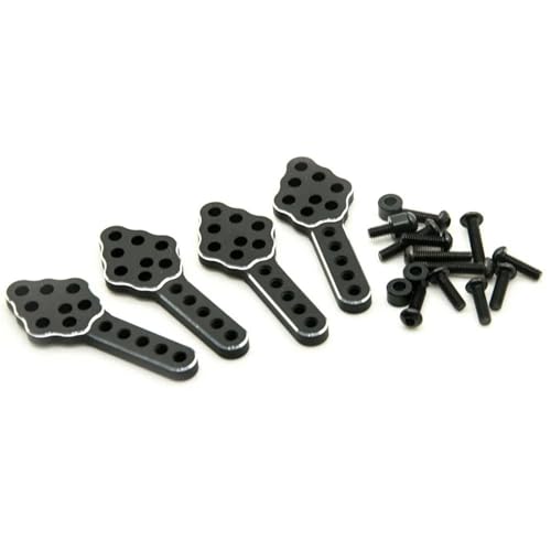 XAQRYQO RC Teile Für Axial Für SCX10 1/10, Aluminiumlegierung, Einstellbare Vorder- Und Hinterradaufhängung, Stoßdämpferhalterung, Lift Kit, Modifikation, RC-Crawler-Auto-Upgrade-Teile von XAQRYQO