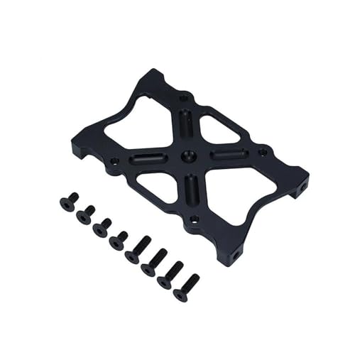 XAQRYQO RC Teile Für Axial Für SCX10 1/10 Batterie Platte Halter Montage Rahmen Halterung RC Fernbedienung Auto Zubehör Ersatz RC Auto Ersatzteile(Black) von XAQRYQO