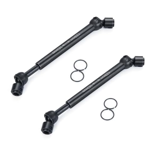 XAQRYQO RC Teile Für Axial Für SCX10 I II III Für TRX-4 Für TRX-6 VS4 1/10 Für Universal Antriebswelle RC Für Rock Crawler Auto Modell Upgrade Teile Refit Zubehör(Black,133-163mm) von XAQRYQO