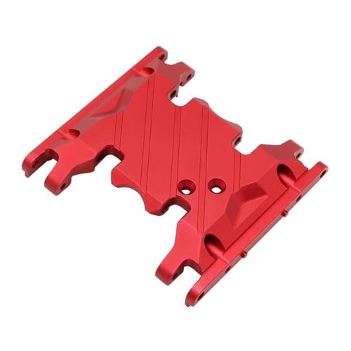 XAQRYQO RC Teile Für Axial Für SCX10 II 90046 90047 90075 Metall Für Chassis Getriebe Montieren Getriebe Halter 1/10 RC Crawler Auto Teile Dekoration Zubehör(Red,Size 2) von XAQRYQO